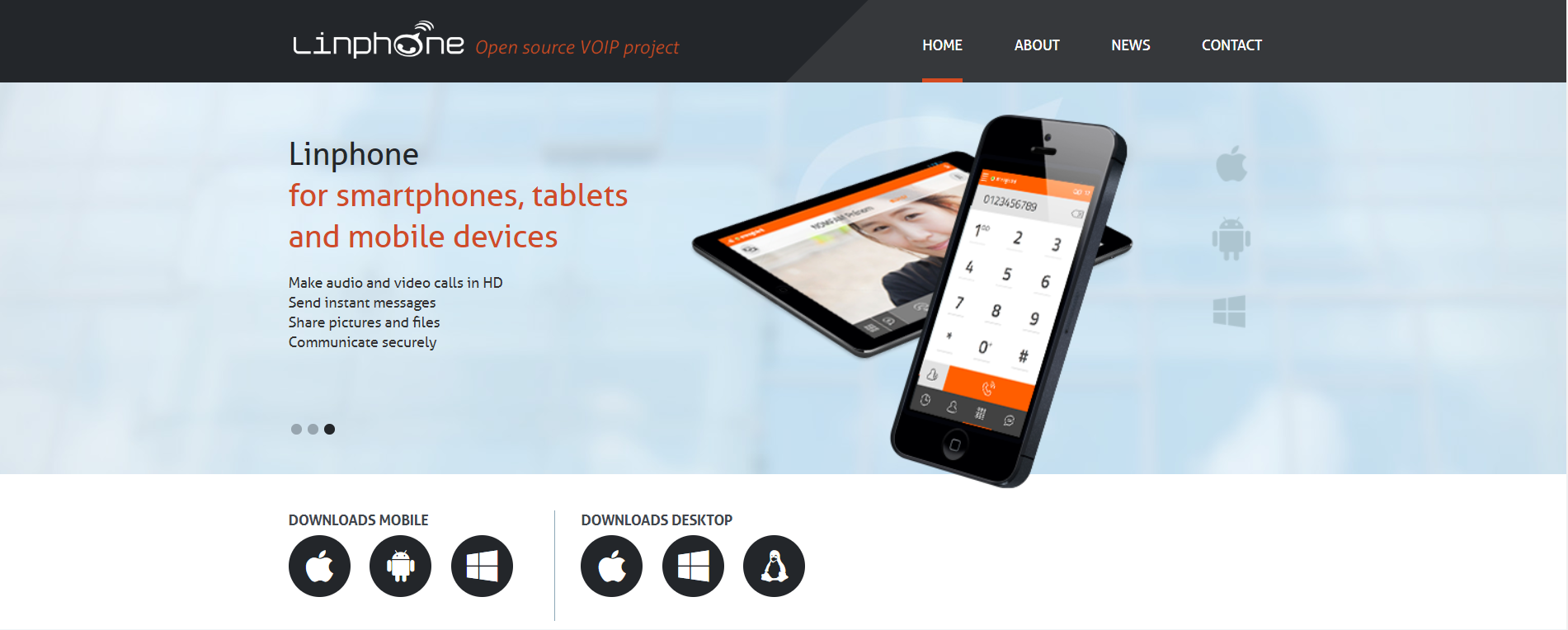 Linphone Site Linphone Site