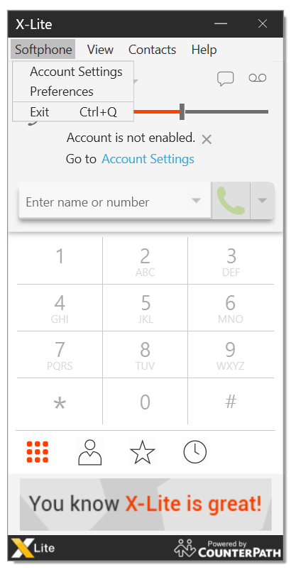 X-Lite - Account X-Lite - Account